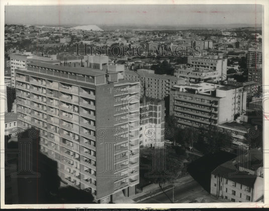 1966 Press Photo Aerial view of Johannesburg, South Africa - mjc01209 - Historic Images