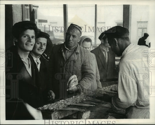 1961 Press Photo Restaurant in Tashkent, Uzbekistan Republic, Soviet Union-Historic Images