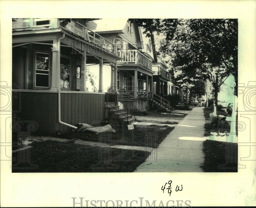 1987 Press Photo UW-Madison Students Rent Apartments With Code Violations - Historic Images