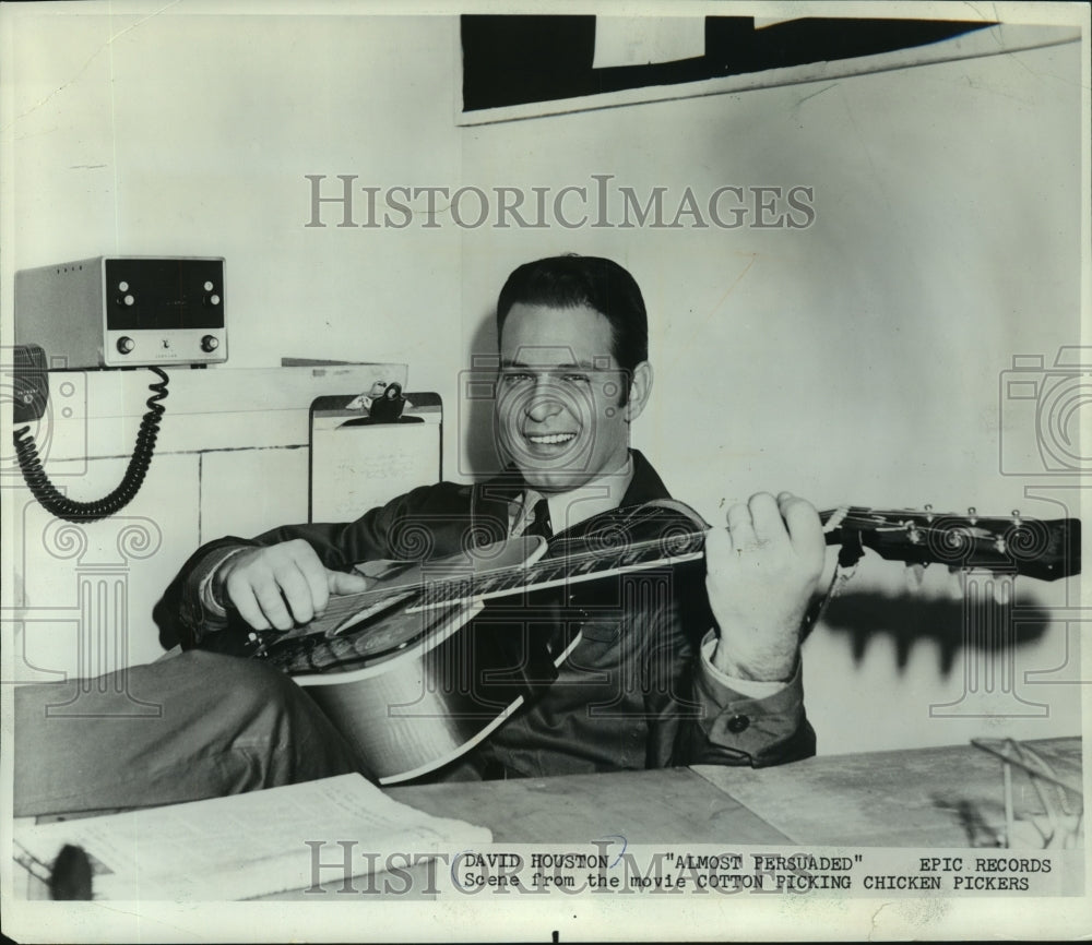 1967 Press Photo David Houston, Won Grammy Award In 1966 For Country Music - Historic Images