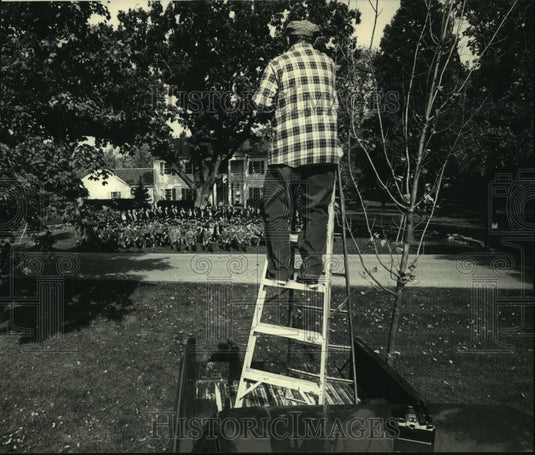 1987 St. John's Military Academy cadets,faculty & staff photographed - Historic Images