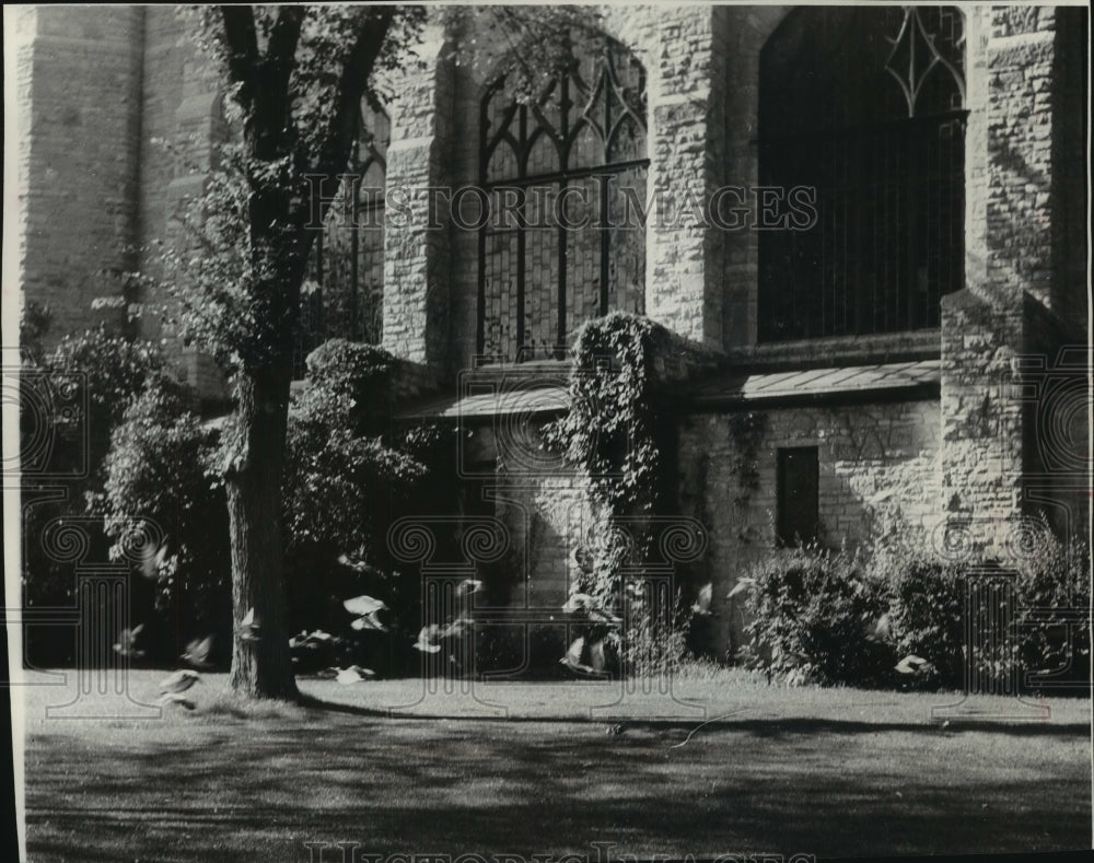 1962 Press Photo An exterior shot of the St. John&#39;s Military Academy, Delafield - Historic Images