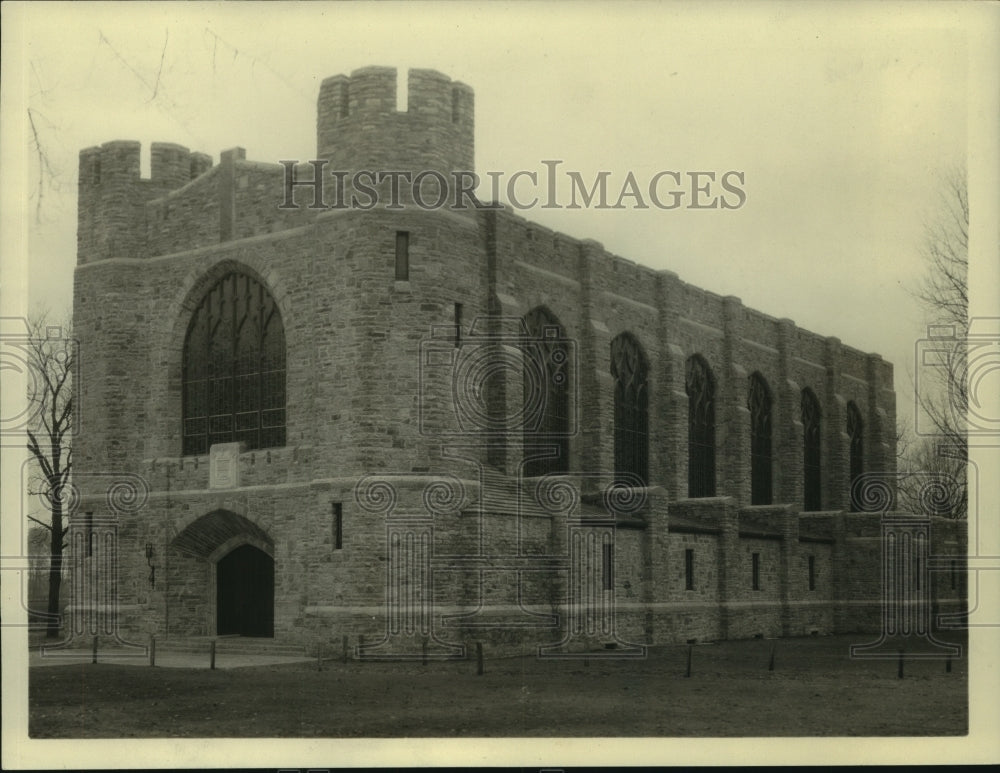 1927 Press Photo St. John's Military Academy chapel building - mjc01985- Historic Images