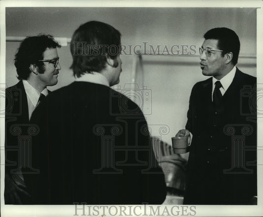 1976, Orville Pitts With Employees Of Community Development Agency - Historic Images