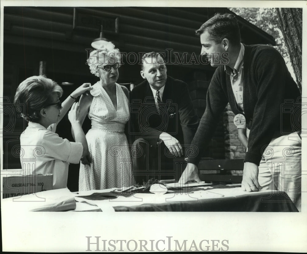 1962, Guests at Young Grand Old Party Picnic - mjc02134 - Historic Images