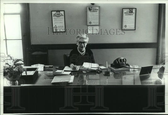 1967 Press Photo Mrs. Warren (Dena) Smith, State Treasurer, Wisconsin-Historic Images