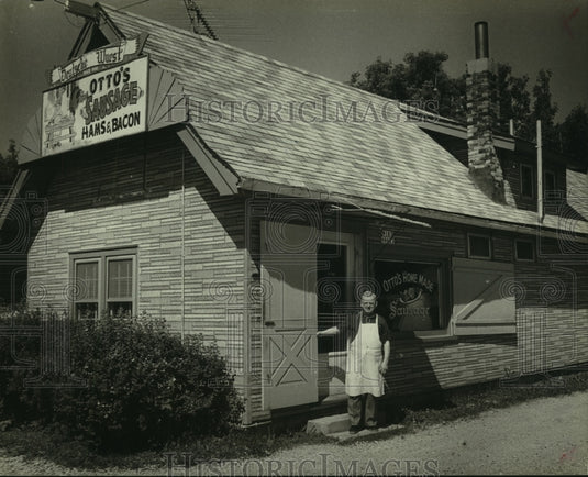 1980 Otto's sausage hams & bacon family store in Germantown, WI - Historic Images
