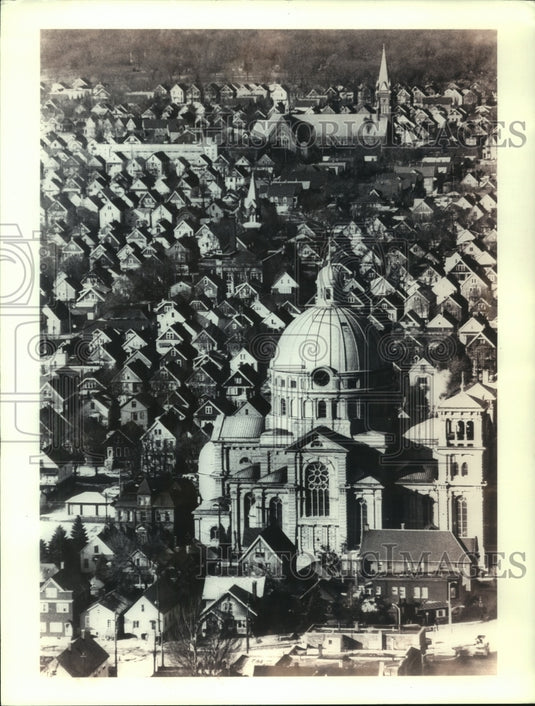 1969 Press Photo Aerial view of St. Josaphat - mjc02301-Historic Images