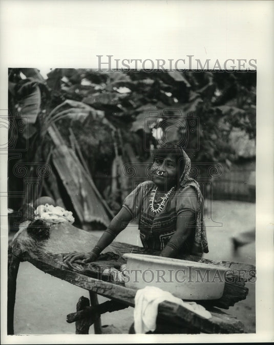 1962 Press Photo Primitive appliances of San Blas Islands, Panama - mjc02518 - Historic Images