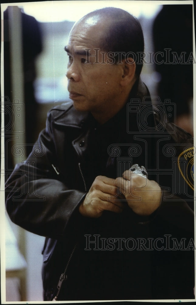 1994, Edgardo Sandoval Graduating From Milwaukee Police Academy - Historic Images