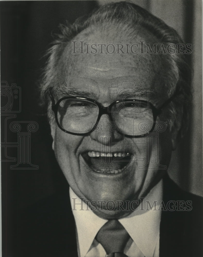1985 Press Photo Red Skelton, US comedian - mjc02883 - Historic Images