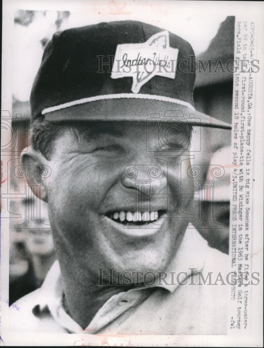 1963 Mike Souchak At Master's Golf Tourney In Augusta, Georgia - Historic Images