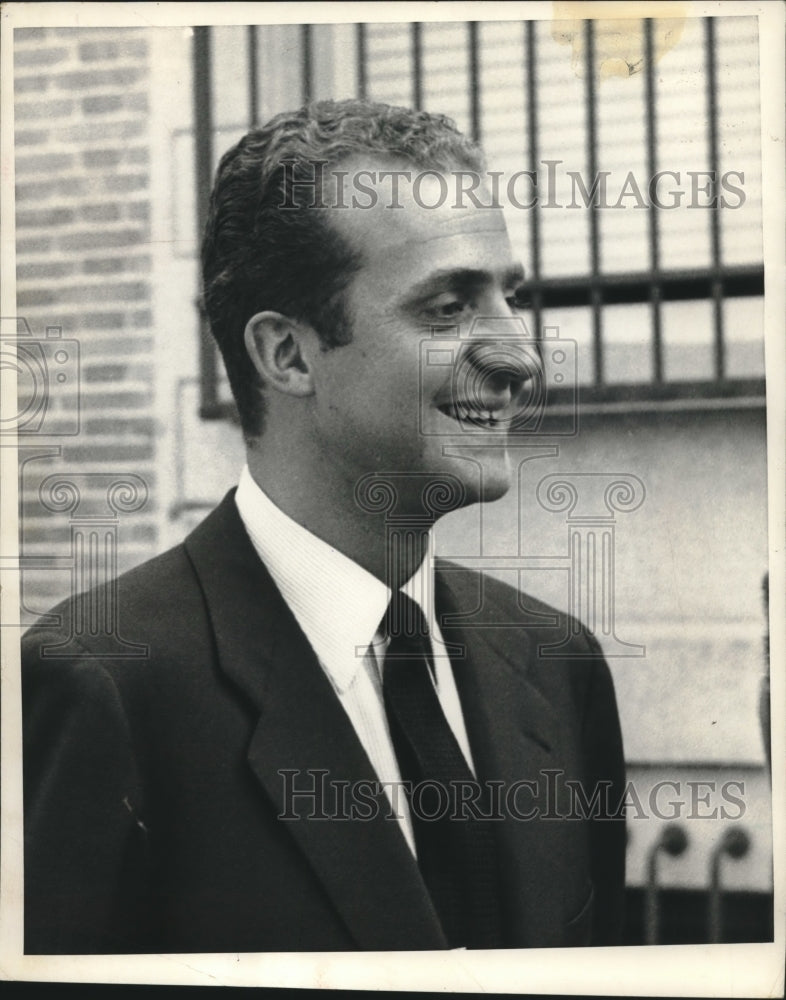 1969, Prince Juan Carlos de Borbon Y Borbon, Madrid, Spain - Historic Images