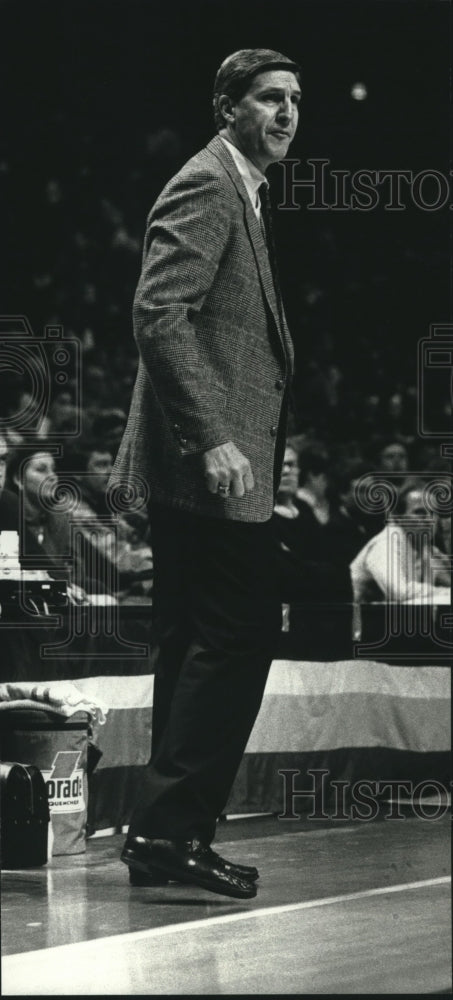 1990 Jerry Sloan, Utah Jazz Basketball Coach - Historic Images