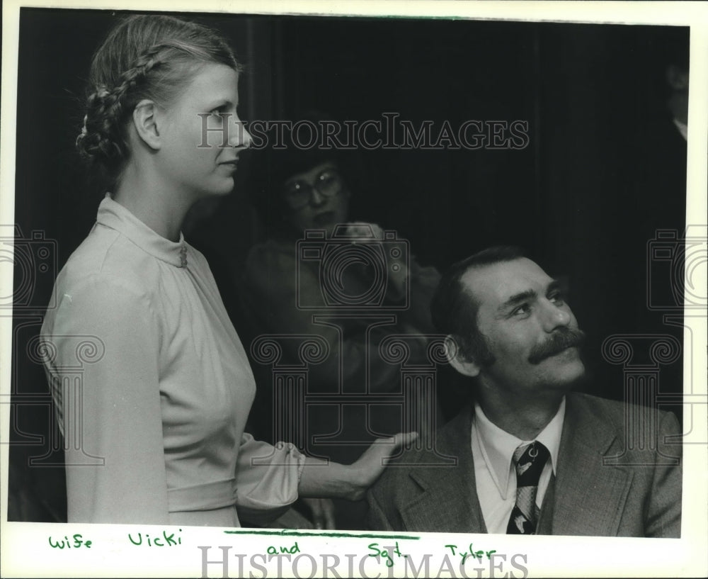 1982, Brookfield police Sergeant Lewis Tyler and his wife, Victoria - Historic Images