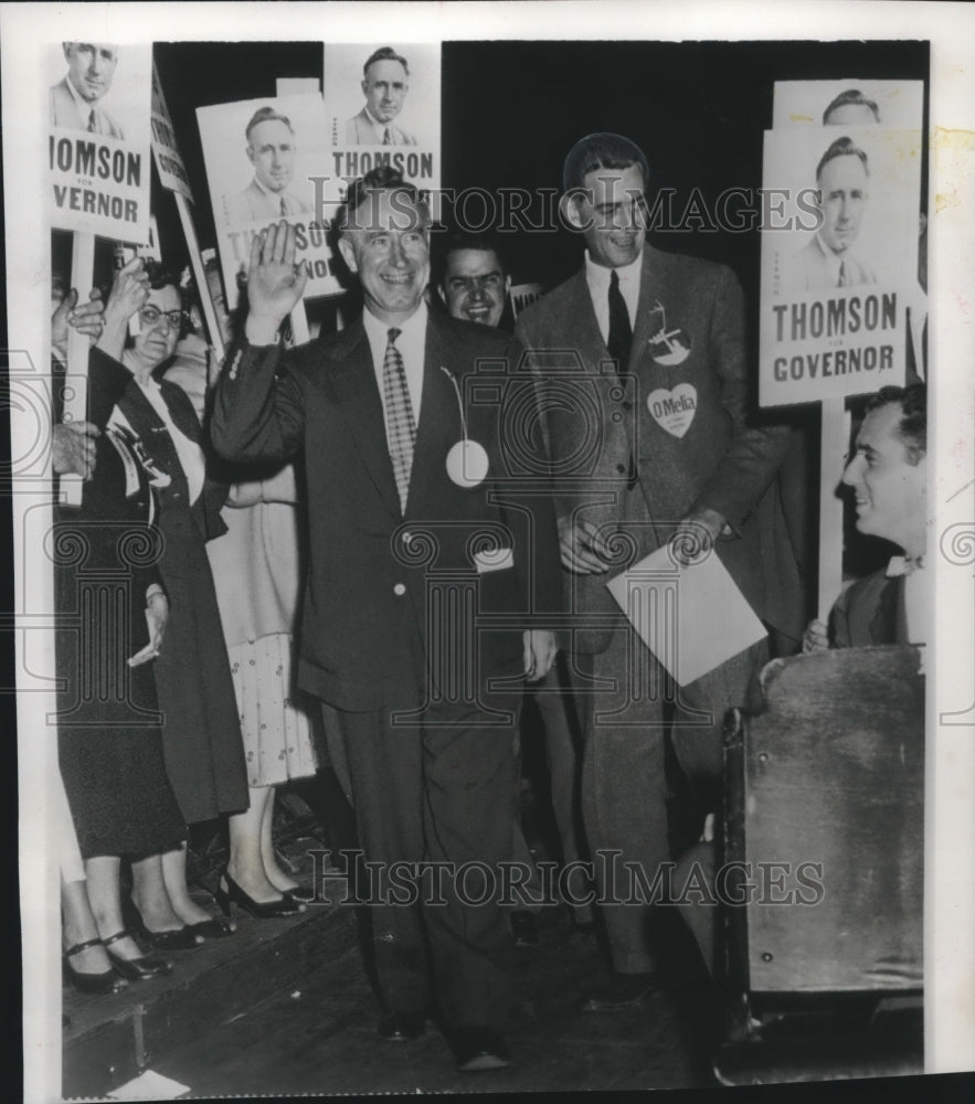 1953 Press Photo Attorney General Vernon Thomson at Republican Convention - Historic Images