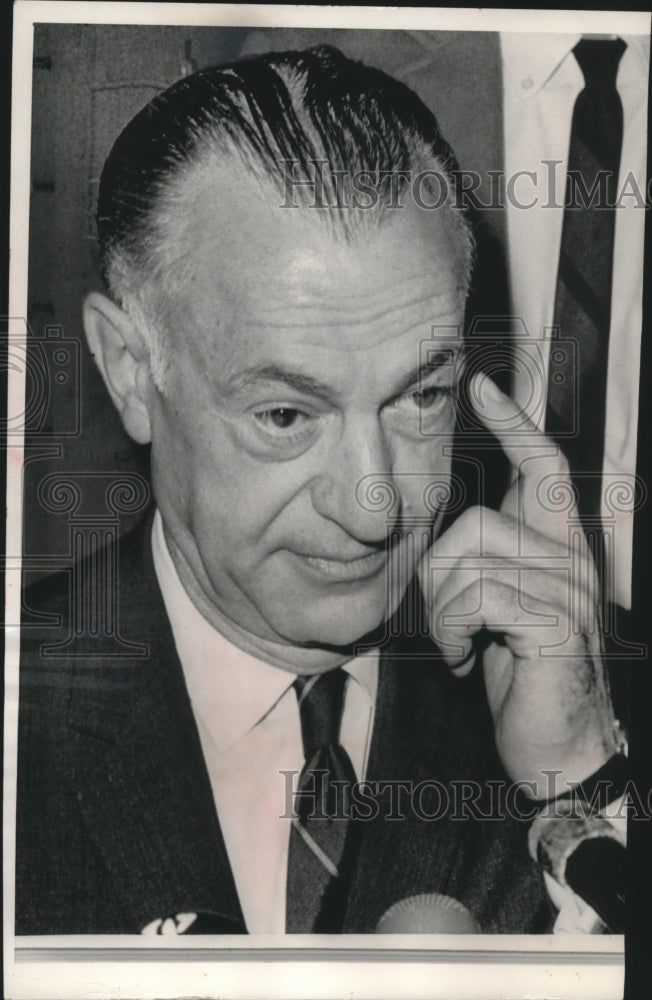 1965 Press Photo Paul Screvane announces plans to run for New York City Mayor - Historic Images