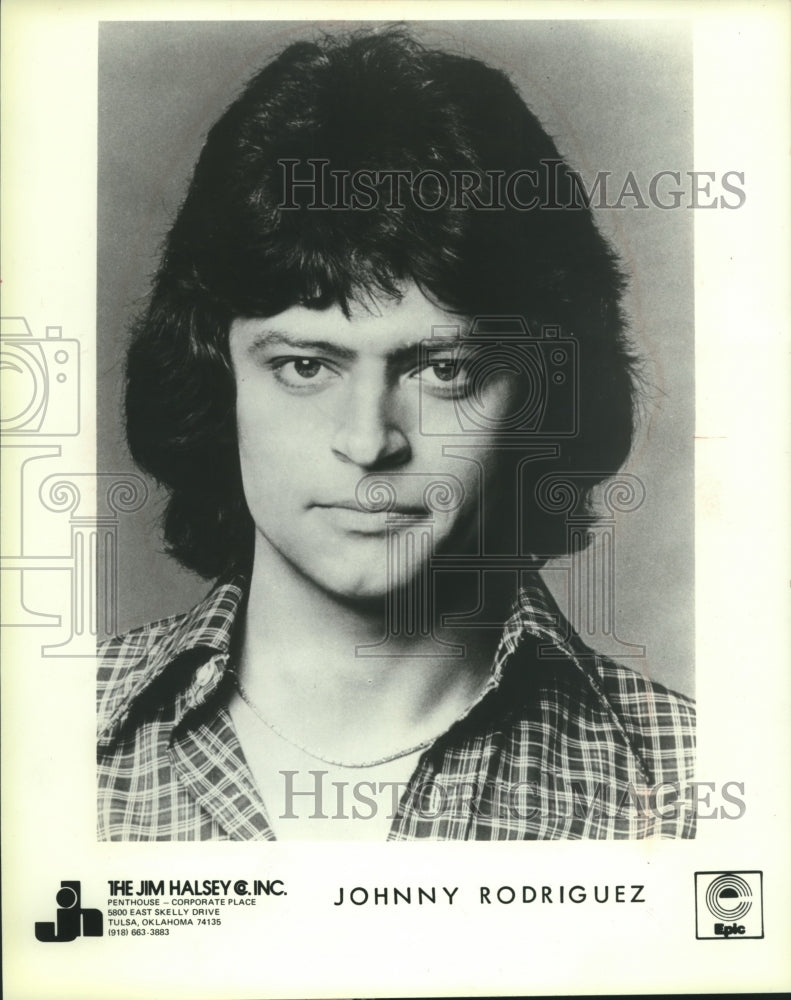 1979 Press Photo Singer Johnny Rodriguez - mjc03761 - Historic Images