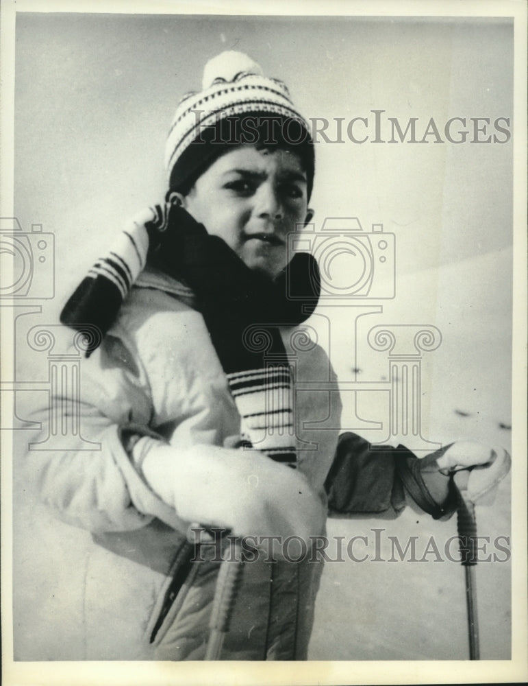 1965, Crown Prince Reza Of Iran On Abe Ali Ski Slopes Outside Teheran - Historic Images