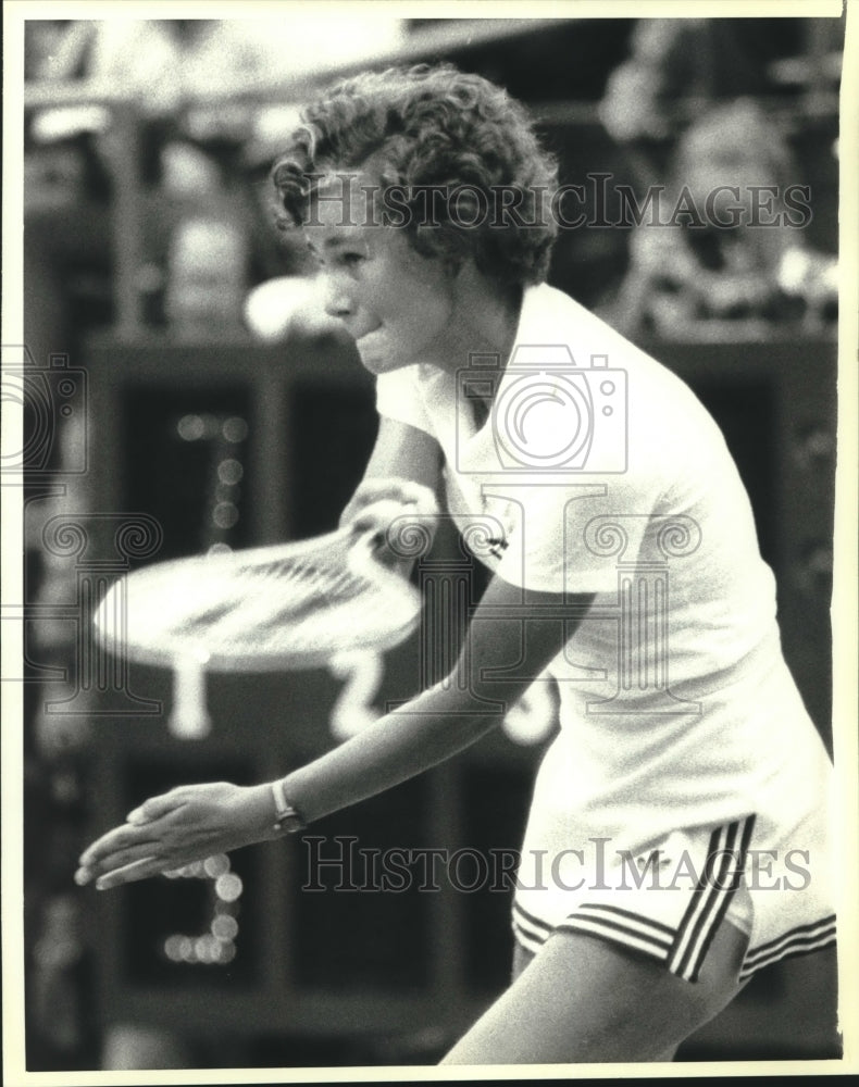 1978 Pam Shriver during her U.S. Open match in New York - Historic Images
