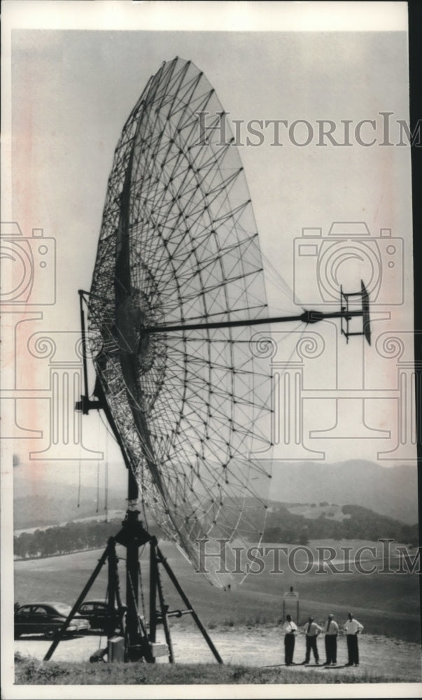 1959, Radar Telescope to be built on Stanford University campus - Historic Images