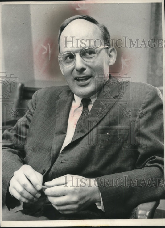 1964 Press Photo Adlai Stevenson III, U.S. Ambassador to the United Nations' son - Historic Images