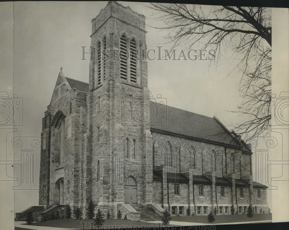 1931 Press Photo New Saint Paul's Evangelical Lutheran Church, Sheboygan. - Historic Images