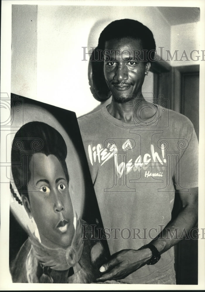 1992 Press Photo Barry Smith, jailed for 21 months for threatening Judge Warren - Historic Images