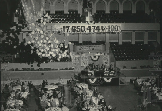 1983 Press Photo Volunteers honored at United Way victory dinner - mjc04968 - Historic Images