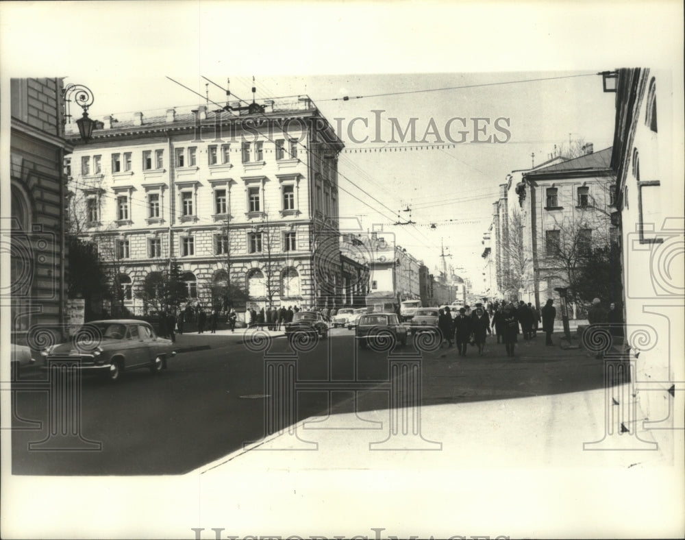 1974 Press Photo The new look of Herzen Street, Moscow, Russia - mjc05035 - Historic Images