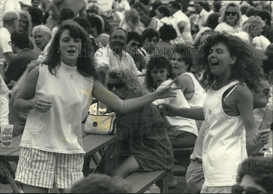 1990, People, drink, dance and listen to music, Summerfest - Historic Images