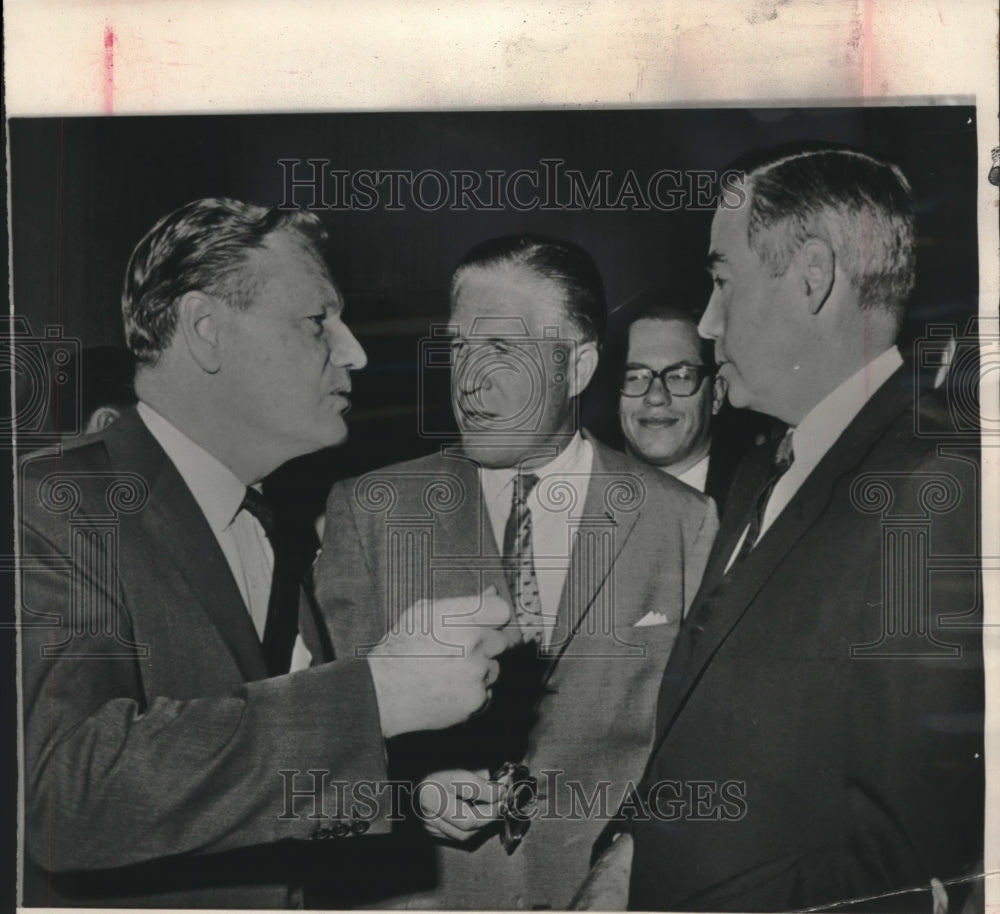 1964, Nelson Rockefeller, George Romney, and William Scranton talk ...