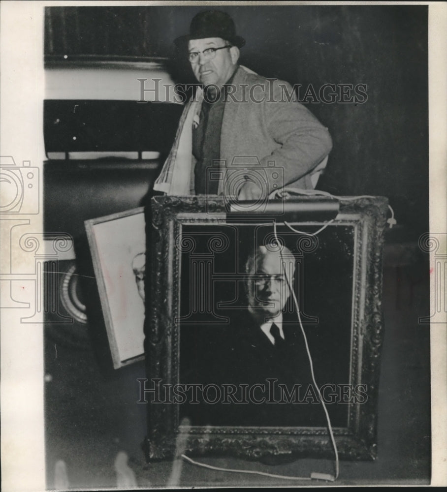 1961 Press Photo portrait of John D. Rockefeller , Jr. saved from fire in Albany-Historic Images