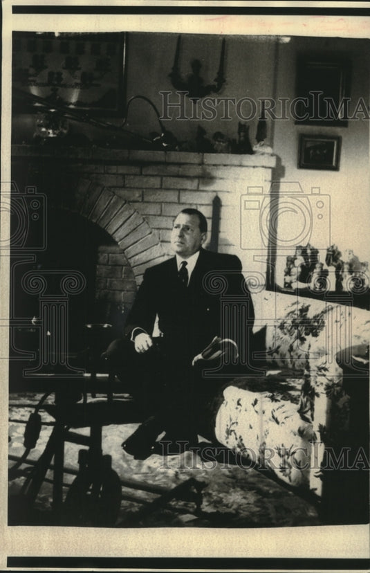 1975, Living like royalty I Estorial, Portugal is Don Juan Borbon. - Historic Images