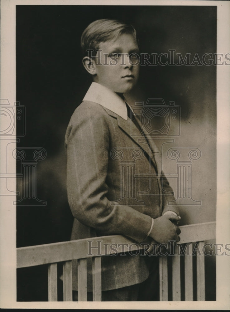 1923 Press Photo Prince Alphonso of Asturas, Spanish Empire - mjc05575 - Historic Images