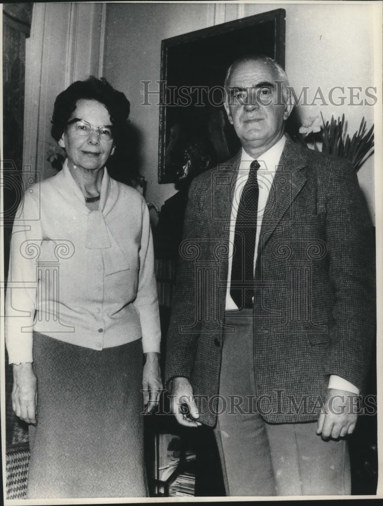 1968, Michael Stewart and wife after Foreign Secretary appointment - Historic Images