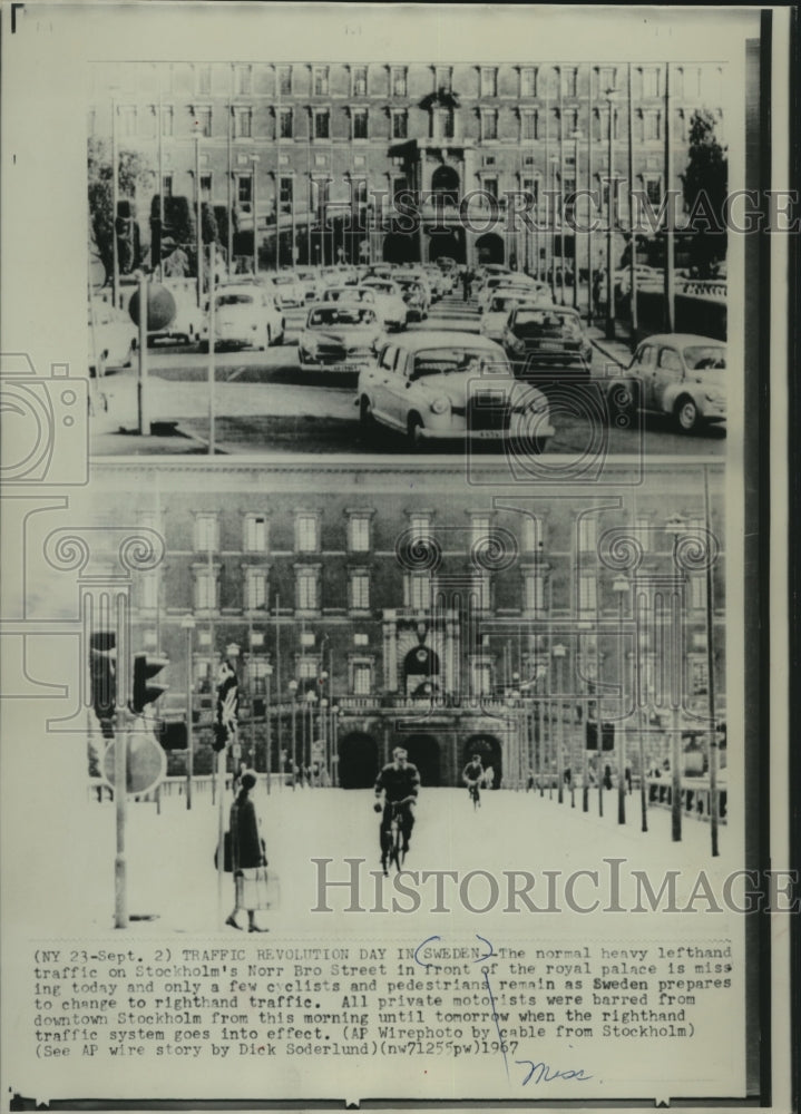 1967 Traffic On Stockholm&#39;s Norr Bro Street - Historic Images