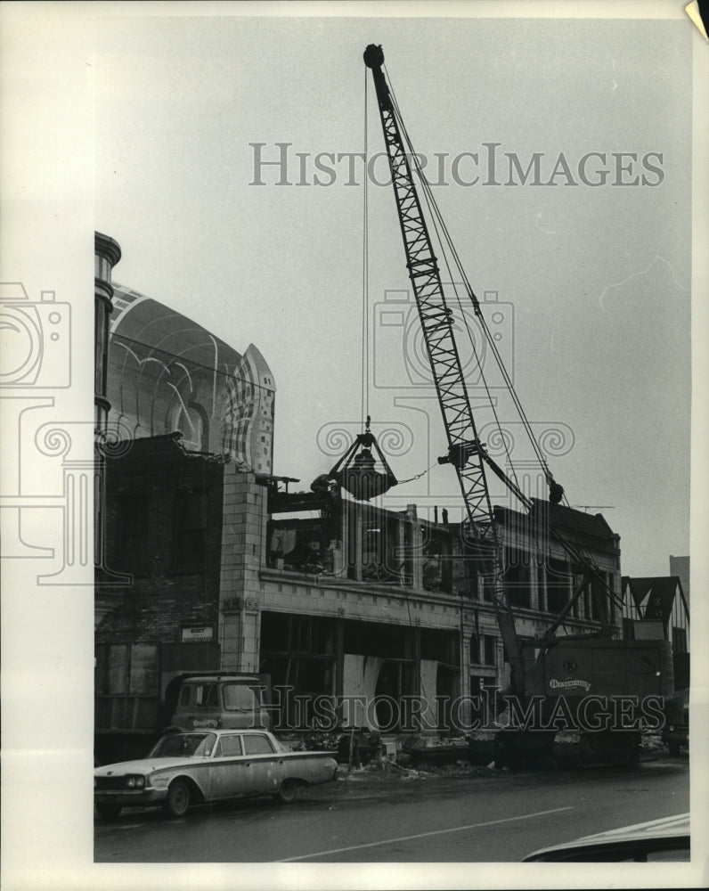 1965 Press Photo Structure that will soon be the Time Insurance Co. building - Historic Images