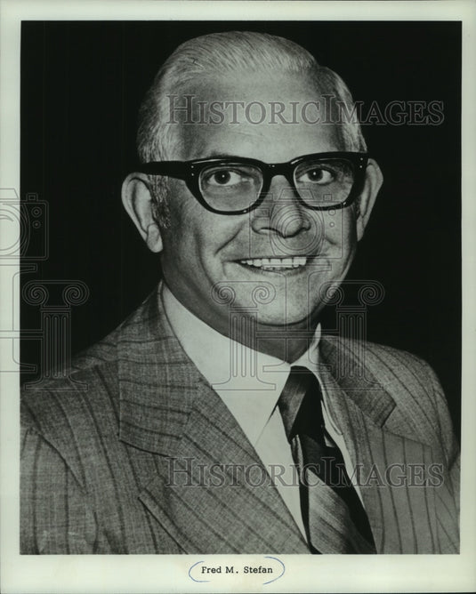 1975 Fred M Stefan of Phillip Morris Milwaukee Wisconsin - Historic Images
