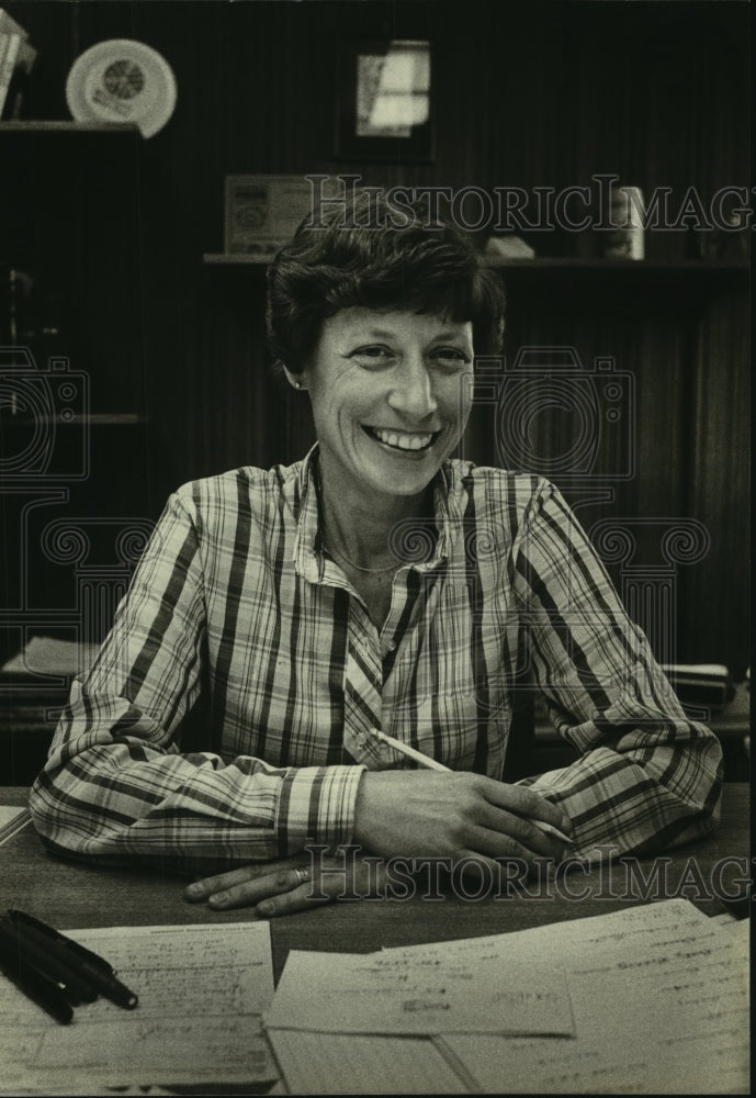 1980 Press Photo Jayne Steffens, Milwaukee State Fair special events director - Historic Images