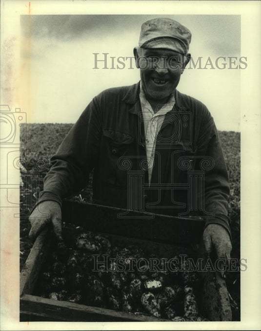 1981, Even farmers in North Antrim, Northern Ireland, hate Catholics. - Historic Images