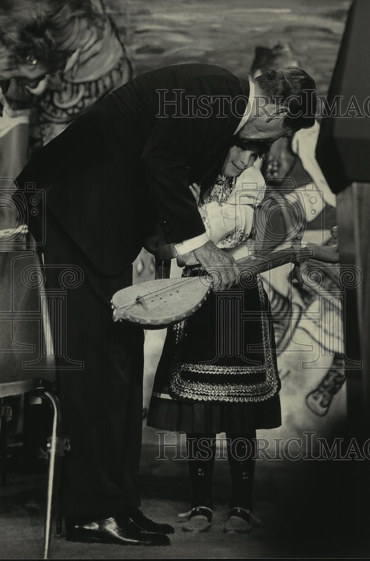 1984, President Ronald Reagan and other, Milwaukee visits - mjc06143 - Historic Images