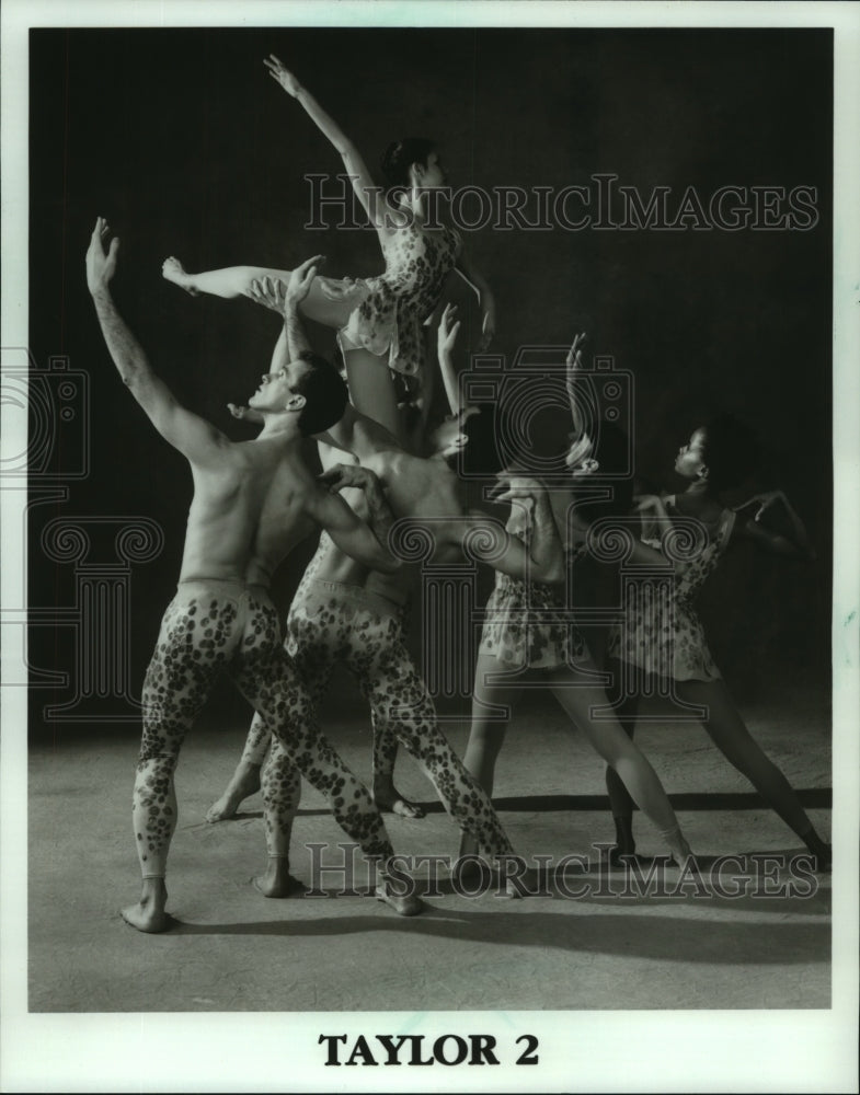 1995 Press Photo Members of Taylor 2 Perform at Arden Court in New York - Historic Images