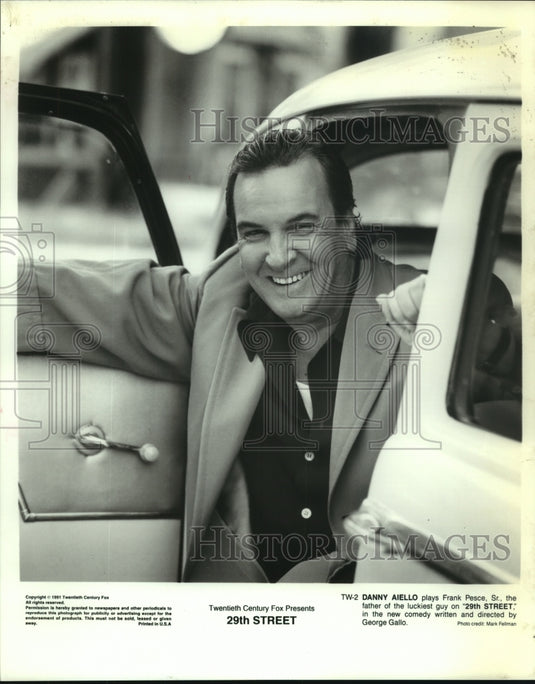 1991 Danny Aiello Plays Frank Pesce, Sr. On "29th Street" - Historic Images