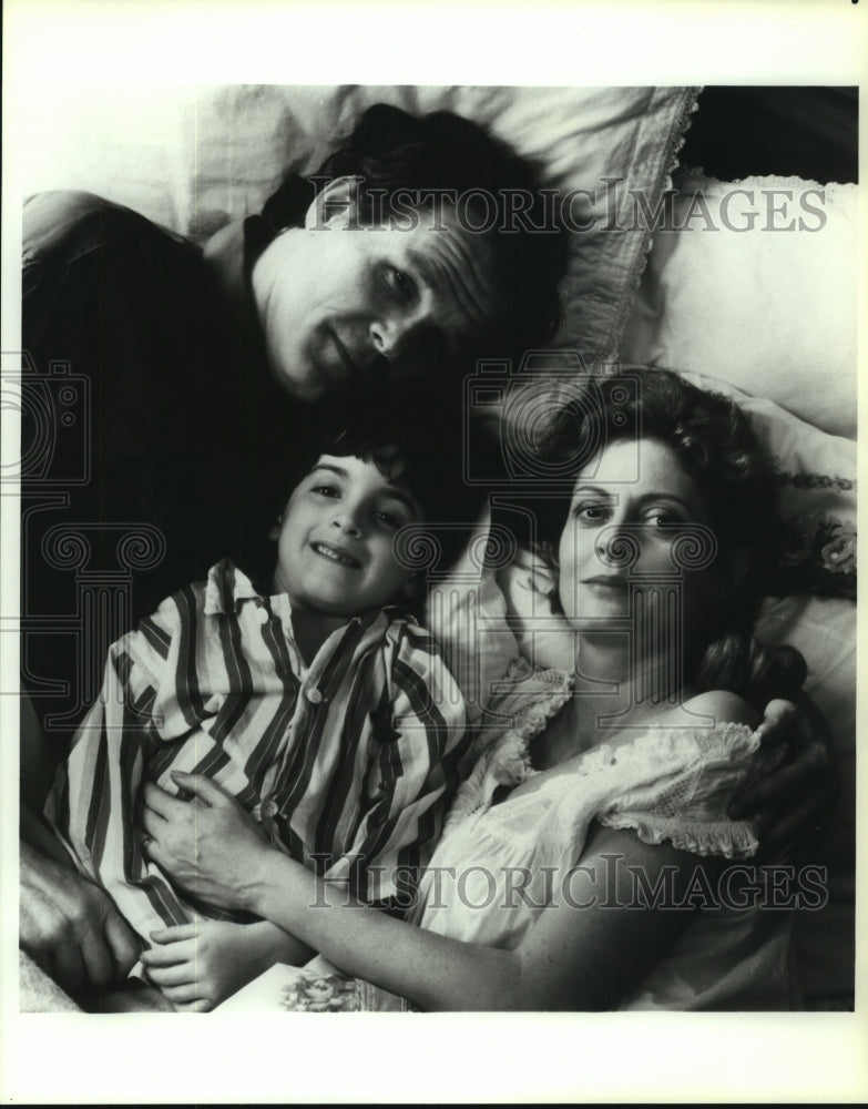 1993 Press Photo Actors Nick Nolte, Susan Sarandon and Zack O'Maley Greenburg- Historic Images