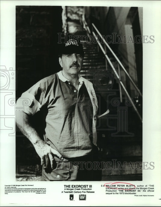 1990, William Peter Blatty Author of "The Exorcist" - mjc06359 - Historic Images