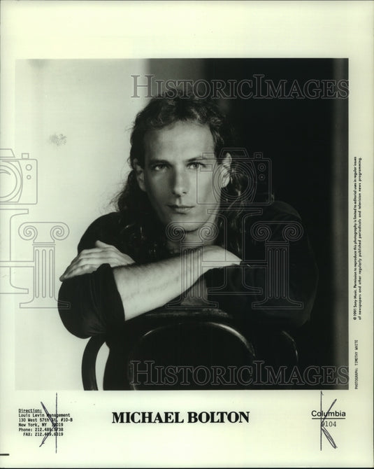 1991 Michael Bolton Musician - Historic Images