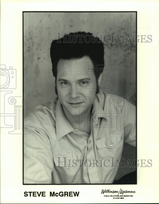 Press Photo Comedian Steve McGrew - mjc06485 - Historic Images