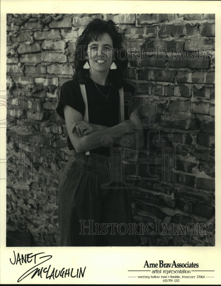 1988 Janet McLaughlin Musician - Historic Images