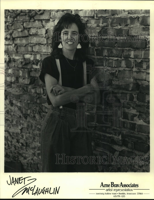 1988 Janet McLaughlin Musician - Historic Images